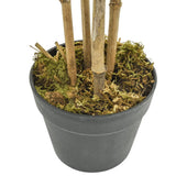 Artificial Bamboo Tree 552 Leaves 120 cm Green 358968