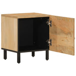 ZNTS Bedside Cabinet 40x33x46 cm Solid Wood Mango 358208