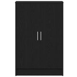 Shoe Cabinet Black Oak 60x35x92 cm Engineered Wood 862074