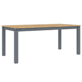 5 Piece Dining Set PANAMA Grey Solid Wood Pine 3345189