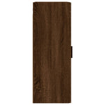 ZNTS Wall Mounted Cabinet Brown Oak 34.5x34x90 cm 828931