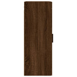 ZNTS Wall Mounted Cabinet Brown Oak 34.5x34x90 cm 828931