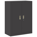 Storage Cabinet Black 80 x 40 x 105 cm Steel 891688