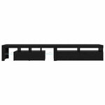 TV Cabinets 2 pcs Black oak 260 x 36.5 x 40 cm Engineered wood 3332506