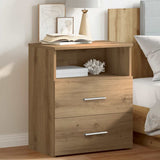 Bedside Cabinet Artisan Oak 50x32x60cm Engineered Wood 856566