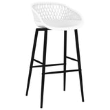 7 Piece Bar Set Black and White 3057474