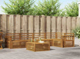 Sectional Sofa Set 6 pcs Natural Solid Acacia Wood 3374839
