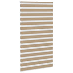 ZNTS Zebra Blind Sand Brown 135x200 cm Fabric Width 130.9 cm Polyester 4014580