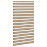 Zebra Blind Sand Brown 130x200 cm Fabric Width 125.9 cm Polyester 4014579