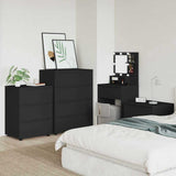 Storage Cabinets Black 80 x 48 x 105 cm Engineered Wood 3406226