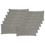 Cushion Cover 12 pcs HOUTEN Light Grey 40 x 80 cm 918468