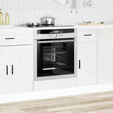 Oven Cabinet Porto High Gloss White Engineered Wood 853999