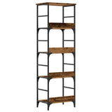 Book Cabinet Old Wood 50x33x153 cm Engineered Wood 857468