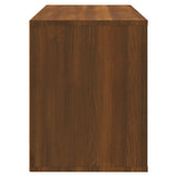 Shoe Cabinet Brown Oak 80x35x45 cm Engineered Wood 816759