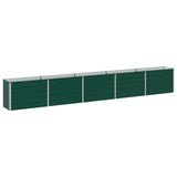 Raised Garden Bed Green 400 x 40 x 55 cm Galvanized steel 8006276