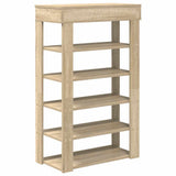 Shoe Rack Sonoma Oak 60x30x98 cm Engineered Wood 859925