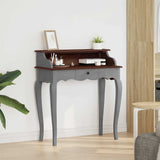 Writing Desk Solid Mahogany Wood 80x40x92 cm 244503