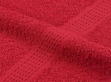 Towels 4 pcs "FROGN" Red 100x200 cm 100% Cotton 136939