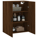 Wall Mounted Cabinet Brown Oak 69.5x34x90 cm 828443