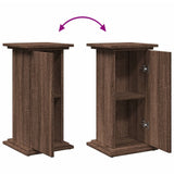 Display Stand with Storage Brown Oak 31x30x60 cm Engineered Wood 854622