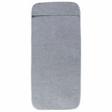 Beach Towels 2 pcs Grey 75x200 cm Fabric 400 GSM 362672