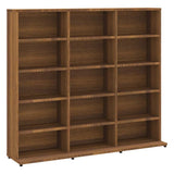 CD Cabinet Brown Oak 100x23x89.5 cm Engineered Wood 815485