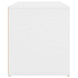 808666 Hall Bench 80x40x45 cm White Engineered Wood