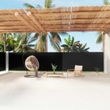 Side Awning Black Polyester with PU coating, steel, aluminium 318066