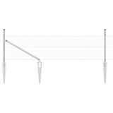 Welded Wire Fence with Spikes 10 x 0.8 m 3353336