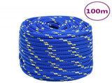 Boat Rope Blue 16 mm 100 m Polypropylene 152468