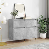 Sideboards 2 pcs Concrete Grey 40x35x70 cm Engineered Wood 831141