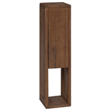 Bathroom Side Cabinet Natural 25 x 25 x 100 cm Solid Teak Wood 42026909