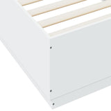 Bed Frame without Mattress White 90x200 cm 3209723