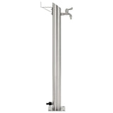 Garden Water Column Stainless Steel Round 95 cm 45456