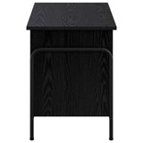Storage Box Black Oak 80 x 40 x 49.5 cm Engineered Wood 8013674