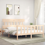 Bed Frame without Mattress 160x200 cm Solid Wood Pine 3193346