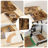 Decor Panels 50 pcs Smoked Oak 30 x 30 x 0.27 cm 885624