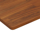 Basin Shelf Wall Mounted Steel and Solid Wood Oak 3302350