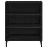 Sideboard Black Oak 57 x 35 x 70 cm Engineered Wood 862592