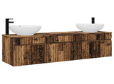 Bathroom Cabinet Set 3 pcs Old Wood 49 x 44.5 x 66.5 cm 3405765