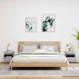 Bedside Cabinets with LED Lights 2 pcs Grey Sonoma 40x39x48.5 cm 836795