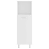 4 Piece Bathroom Furniture Set White Engineered Wood 3056898