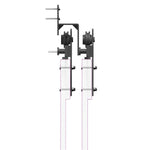 Sliding Door Hardware Kit 152,5 cm Steel Black 3295723