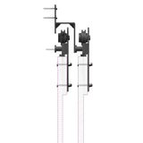 Sliding Door Hardware Kit 152,5 cm Steel Black 3295723