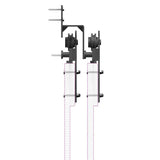 Sliding Door Hardware Kit 213,5 cm Steel Black 3295724