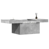 Coffee Table Concrete Grey 80x55x40 cm Engineered Wood 840866