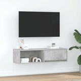 TV Cabinet Concrete Grey 100x31x25.5 cm Engineered Wood 861478