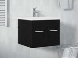 Sink cabinet Black Oak 41 x 38.5 x 46 cm Engineered Wood 8003719