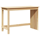 Desk Cabinet Set 2 pcs Brown Solid Pine Wood 3438779