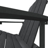 Garden Chair Anthracite HDPE Medium Durable Adirondack Chair 318638